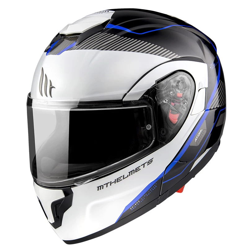 Buy 😀 Plastic Mt Helmets Atom Sv Opened B7 Modular Helmet Blue 😍 - Image 2