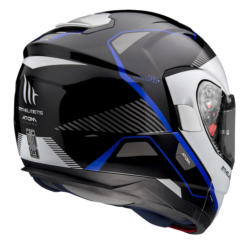 Buy 😀 Plastic Mt Helmets Atom Sv Opened B7 Modular Helmet Blue 😍 - Image 4