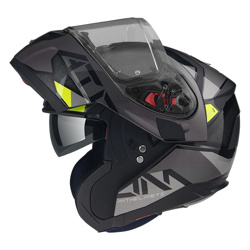 Cheapest 🎉 Plastic Mt Helmets Atom Sv W17 B2 Modular Helmet Grey 🥰 2 Cheapest 🎉 Plastic Mt Helmets Atom Sv W17 B2 Modular Helmet Grey 🥰 - Image 2