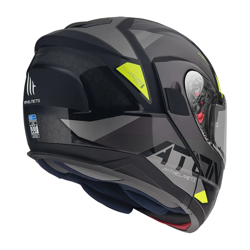 Cheapest 🎉 Plastic Mt Helmets Atom Sv W17 B2 Modular Helmet Grey 🥰 4 Cheapest 🎉 Plastic Mt Helmets Atom Sv W17 B2 Modular Helmet Grey 🥰 - Image 4