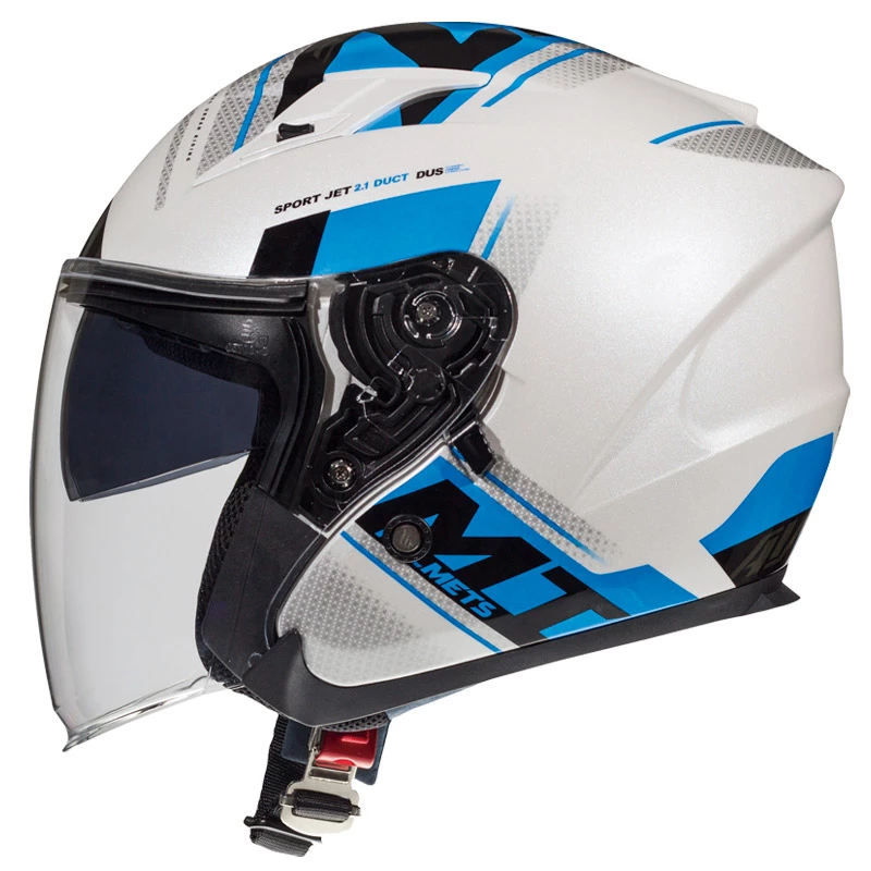 Hot Sale 🌟 Plastic Mt Helmets Avenue Sv Sideway C7 White Blue 👍 - Image 2