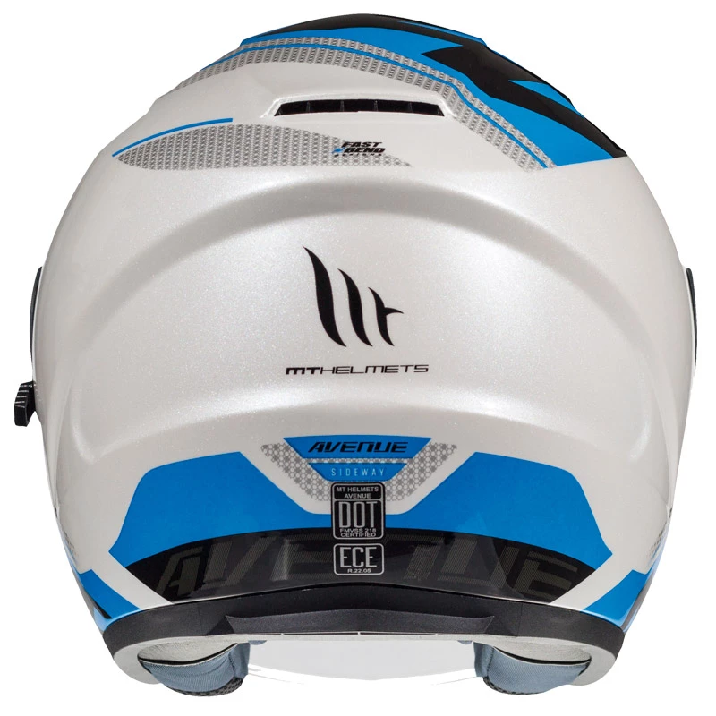 Hot Sale 🌟 Plastic Mt Helmets Avenue Sv Sideway C7 White Blue 👍 - Image 3