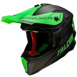 New 🔥 Plastic Mt Helmets Falcon System D6 Helmet Green 🌟