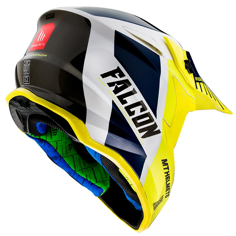 Best Sale ๐ Plastic Mt Helmets Falcon Warrior A3 Helmet Yellow ๐งจ - Image 3