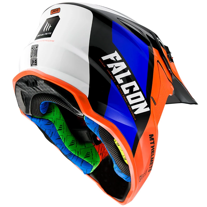 Cheap ✨ Plastic Mt Helmets Falcon Warrior C3 Helmet Orange 🔔 3 Cheap ✨ Plastic Mt Helmets Falcon Warrior C3 Helmet Orange 🔔 - Image 3