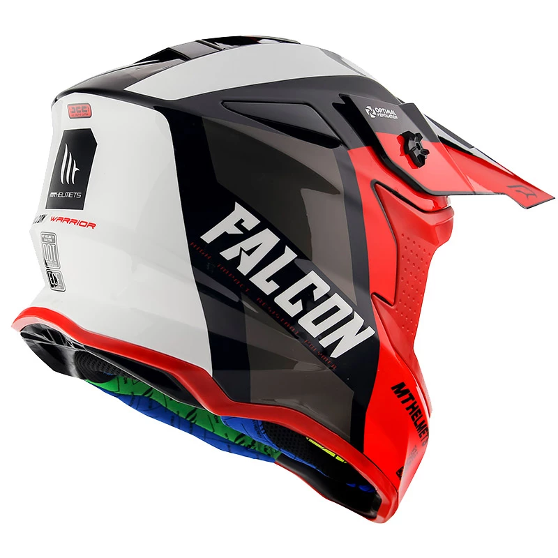 Wholesale 💯 Plastic Mt Helmets Falcon Warrior C5 Helmet Red 🎁 - Image 3