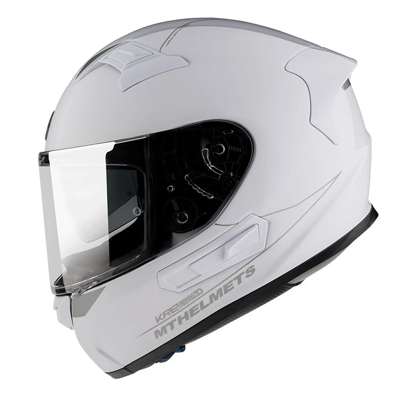 Best deal 😉 Fiber Mt Helmets Kre Sv Solid White 👍 - Image 2