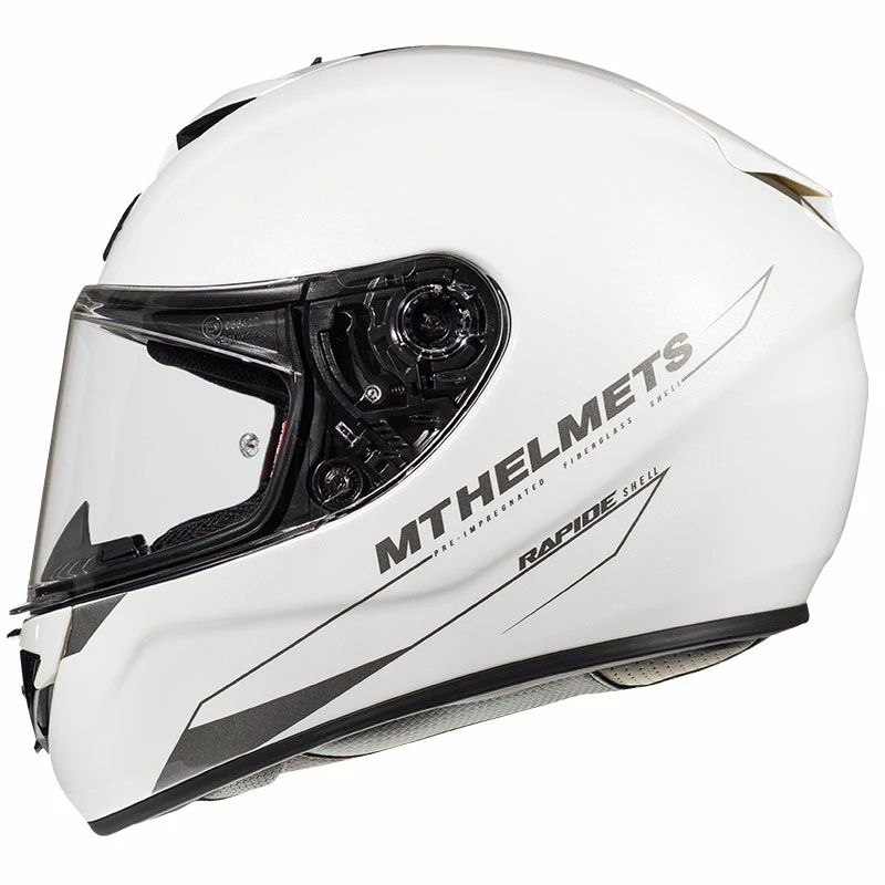 Promo ✨ Fiber Mt Helmets Rapide Solid A0 White ⌛ - Image 2