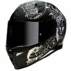 Best deal 🧨 Plastic Mt Helmets Revenge 2 Skull&roses A1 Helmet 🎁