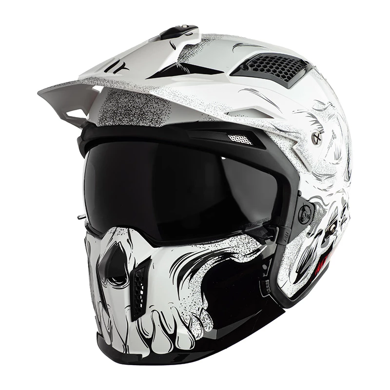 Cheap 😍 Removable Chin Mt Helmets Streetfighter Sv Darkness A1 Black ⭐