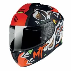 Budget 😉 Plastic Mt Helmets Targo Crazy 🐕 Dog G5 Helmet Red 🧨