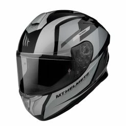 Best Pirce 🧨 Plastic Mt Helmets Targo Pro Sound A2 Helmet Grey 💯