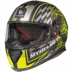 Brand new ✨ Plastic Mt Helmets Thunder 3 Sv Isle Of Man A3 Yellow ✔️