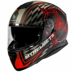 Hot Sale 🧨 Plastic Mt Helmets Thunder 3 Sv Isle Of Man B5 Red 😀