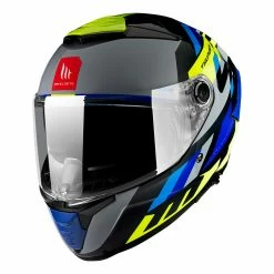 Brand new 😀 Plastic Mt Helmets Thunder 4 Sv Ergo E17 Helmet Blue 💯