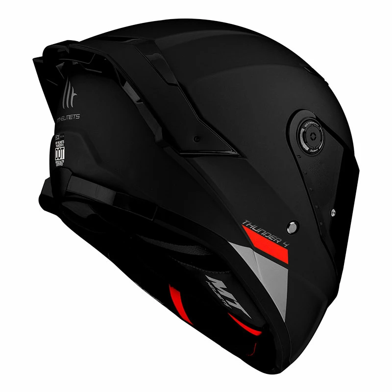 Budget 🛒 Plastic Mt Helmets Thunder 4 Sv Solid A1 Helmet Black Matt 🛒 3 Budget 🛒 Plastic Mt Helmets Thunder 4 Sv Solid A1 Helmet Black Matt 🛒 - Image 3