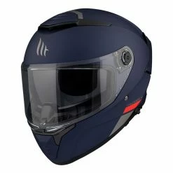 Best Sale 😉 Plastic Mt Helmets Thunder 4 Sv Solid A7 Helmet Blue Matt 🔔