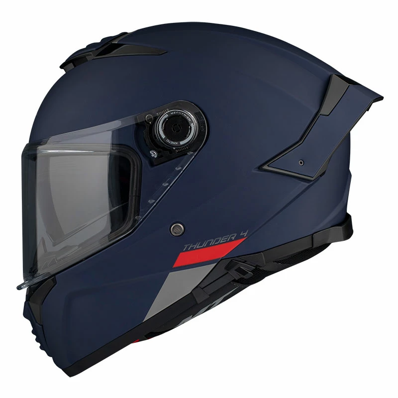 Best Sale 😉 Plastic Mt Helmets Thunder 4 Sv Solid A7 Helmet Blue Matt 🔔 2 Best Sale 😉 Plastic Mt Helmets Thunder 4 Sv Solid A7 Helmet Blue Matt 🔔 - Image 2